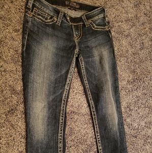 Silver size 26 capris
